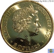 5 Dollars - Elizabeth II 4th Portrait - Australian Open Tennis 1905 - 2005 obverse image