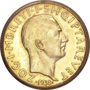 20 Franga Ari - Zog I Royal Marriage obverse image