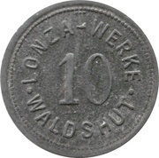 10 Pfennig - Waldshut Lonza-Werke obverse image