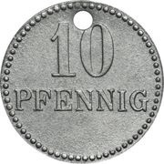 10 Pfennig - Walldürn, Germany, 1918 reverse image