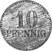 10 Pfennig - Walldürn, Germany, 1918 reverse image