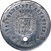 5 Pfennig - Abensberg obverse image