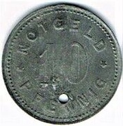 10 Pfennig - Abensberg, Germany, 1917 reverse image