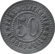 50 Pfennig - Albersweiler Zündholzfabrik obverse image