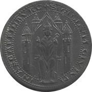 10 Pfennig - Aschaffenburg, Germany, 1917 reverse image