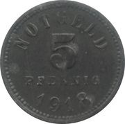 5 Pfennig - Bad Kissingen, Germany, 1918 reverse image