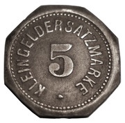 5 Pfennig - Bamberg, Germany, 1917 reverse image