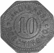 10 Pfennig - Berching obverse image