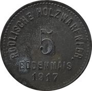 5 Pfennig - Bodenmais Rödlische Holzwarenfabr. obverse image