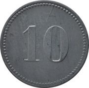 10 Pfennig - Bodenmais Rödlische Holzwarenfabr., Germany, 1917 reverse image