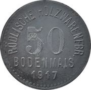 50 Pfennig - Bodenmais Rödlische Holzwarenfabr. obverse image