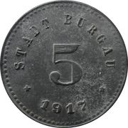 5 Pfennig - Burgau obverse image