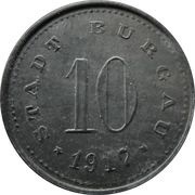 10 Pfennig - Burgau obverse image