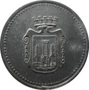 10 Pfennig - Burgau, Germany, 1917 reverse image