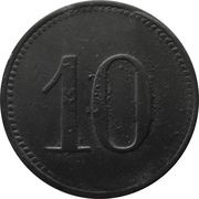 10 Pfennig - Burghaslach, Germany, 1917 reverse image
