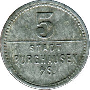 5 Pfennig - Burghausen an der Salzach obverse image