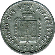 5 Pfennig - Burghausen an der Salzach, Germany, 1918 reverse image