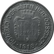 10 Pfennig - Burghausen an der Salzach, Germany, 1918 reverse image