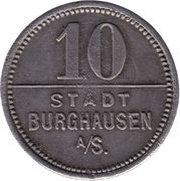 10 Pfennig - Burghausen an der Salzach obverse image