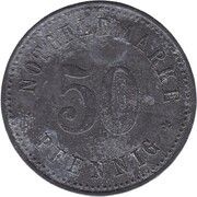 50 Pfennig - Dietfurt, Germany,  reverse image