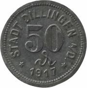 50 Pfennig - Dillingen obverse image
