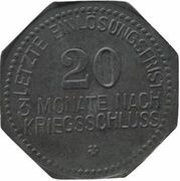 20 Pfennig - Dingolfing obverse image