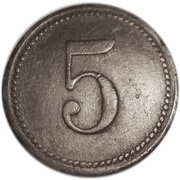 5 Pfennig - Dinkelsbühl, Germany, 1917 reverse image