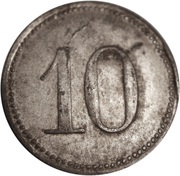 10 Pfennig - Dinkelsbühl, Germany, 1917 reverse image