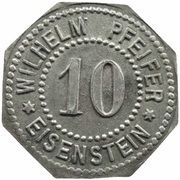 10 Pfennig - Eisenstein Wilhelm Pfeifer obverse image
