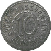 10 pfennig - Eltmann Vorschussverein obverse image