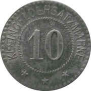 10 pfennig - Eltmann Vorschussverein, Germany,  reverse image