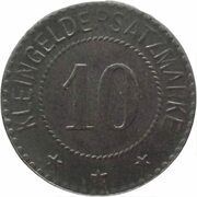 10 Pfennig - Eltmann Vorschussverein, Germany,  reverse image
