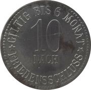 10 Pfennig - Erbendorf, Germany, 1917 reverse image