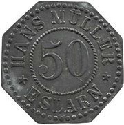 50 Pfennig - Eslarn Hans Müller obverse image
