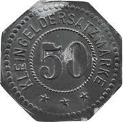 50 Pfennig - Eslarn Hans Müller, Germany,  reverse image