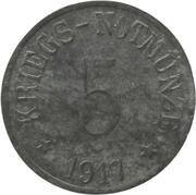 5 Pfennig - Feucht, Germany, 1917 reverse image