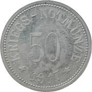 50 Pfennig - Feucht, Germany, 1917 reverse image