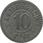 10 Pfennig - Feuchtwangen, Germany, 1917 reverse image