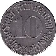 10 Pfennig - Frankenthal obverse image