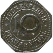 10 Pfennig - Frankenthal Zuckerfabrik obverse image