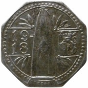 10 Pfennig - Frankenthal Zuckerfabrik, Germany, 1918 reverse image