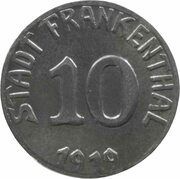 10 Pfennig - Frankenthal obverse image