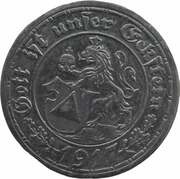 50 Pfennig - Frankenthal, Germany, 1917 reverse image