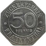 50 Pfennig - Frankenthal Zuckerfabrik obverse image