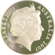 5 Dollars - Elizabeth II 4th Portrait - Grace Cossington Smith - Masterpieces in Silver obverse image