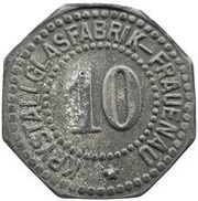 10 Pfennig - Frauenau Krystallglasfabrik obverse image
