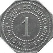 1 Pfennig - Freising-München Anton Schlüter obverse image