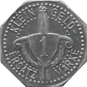 1 Pfennig - Freising-München Anton Schlüter, Germany,  reverse image