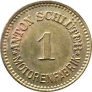 1 Pfennig - Freising Anton Schlüter Motorenfabrik obverse image