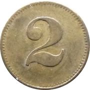 2 Pfennig - Freising Anton Schlüter Motorenfabrik reverse image